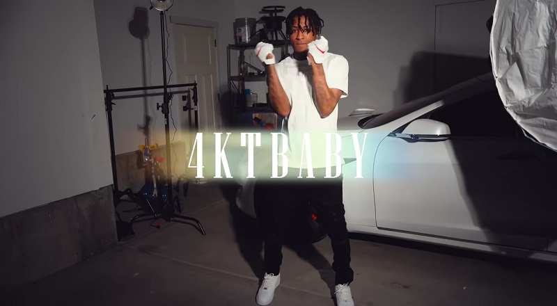 NBA Youngboy stunts with cash in 4KT Baby music video