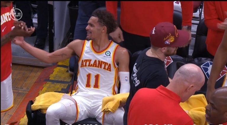 Trae Young hits clutch 3 as Cavs crowd chants F Trae Young