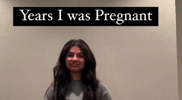Woman goes viral sharing video of being pregnant from 2000-2012
