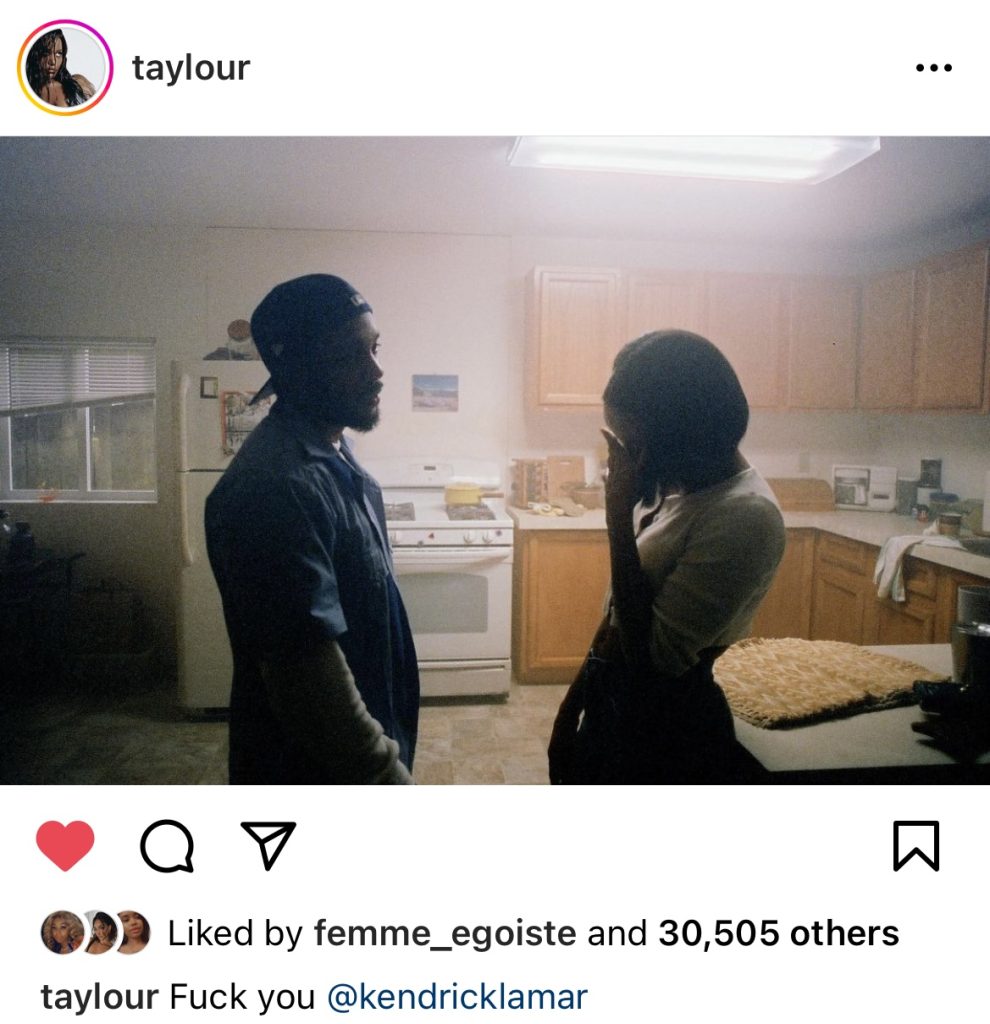Taylour Paige previews “We Cry Together” video with Kendrick Lamar