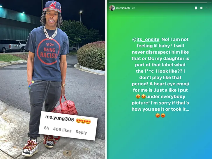 Yung Miami's mom denies being interested in Lil Baby  