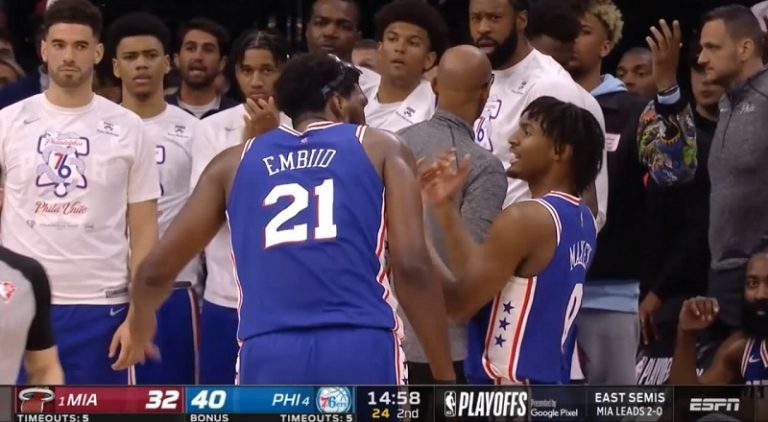 Joel Embiid goes off on Tyrese Maxey for selfish play