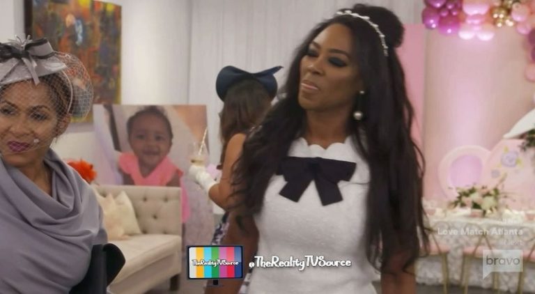Kenya Moore has girls throwing shade at her baby's birthday party