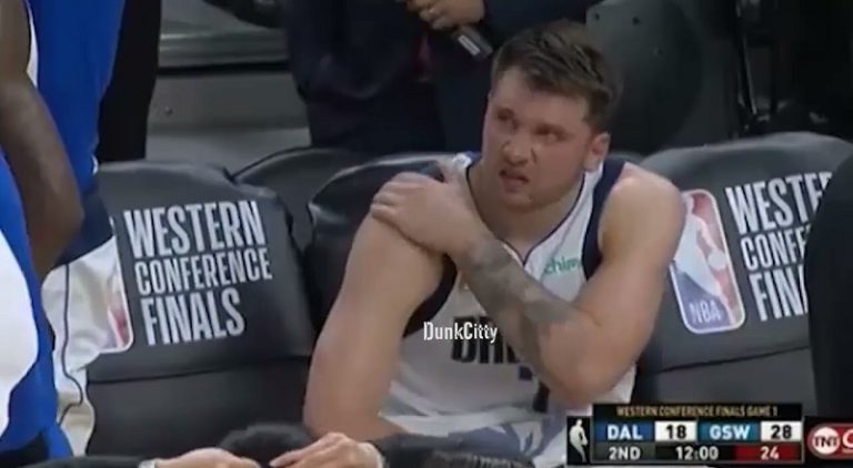 Luka Doncic gets mocked by Steph Curry for whining to the refs