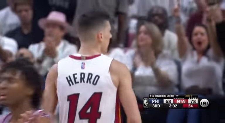 Tyler Herro explodes off the bench to give Heat Game 1 win over 76ers