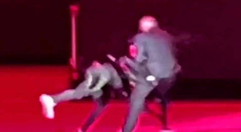 Fan tackles Dave Chappelle on stage during show in Los Angeles