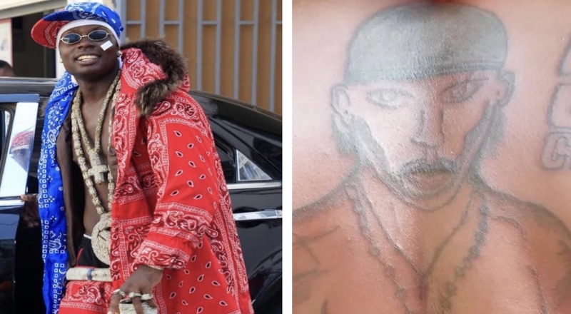 50 Cent clowns Show Yoh's back tattoo of 50