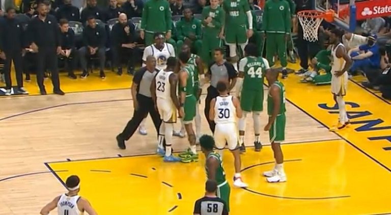 Draymond Green and Jayson Tatum nearly fight early in Game 2