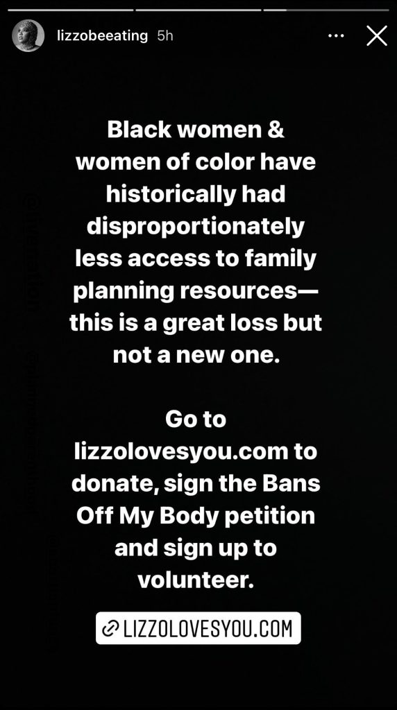 Lizzo and Live Nation to donate $1 million to Planned Parenthood