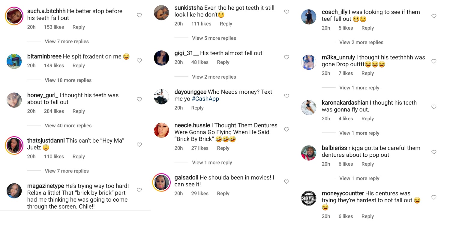 Juelz Santana gets roasted in IG comments over acting scene