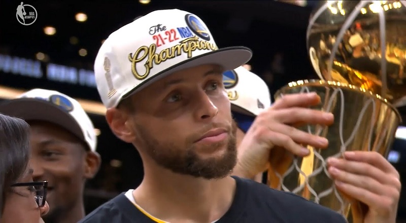 Stephen Curry wins 2022 NBA Finals MVP award and gives speech