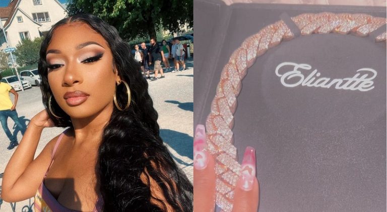 Megan Thee Stallion bought a necklace as a gift to herself