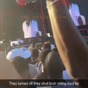 Quavo throws mic into the crowd after Rolling Loud cut his set short