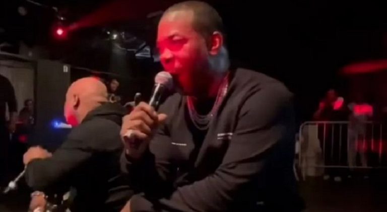 Busta Rhymes stops concert to check fan for groping him