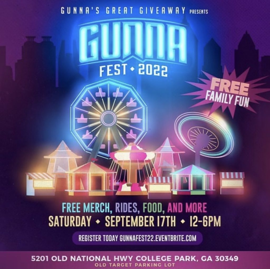Gunna Fest 2022 to be held on September 17