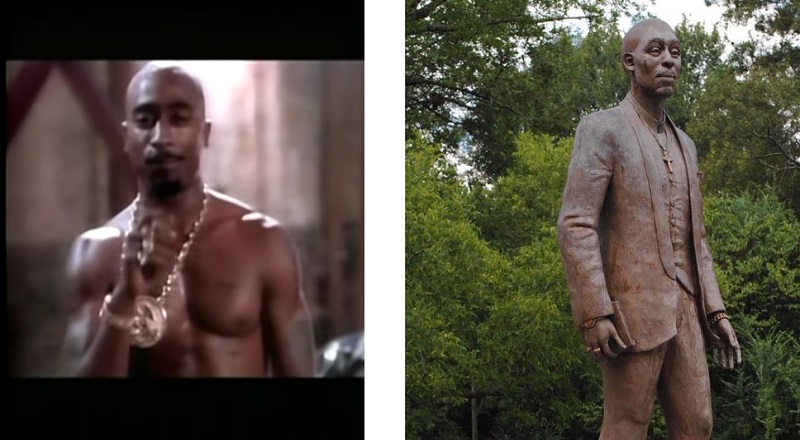 Tupac statue in Georgia criticized for looking nothing like him