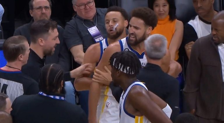 Klay Thompson ejected after heated argument with Devin Booker