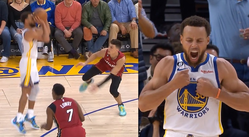 Steph Curry dominates Twitter after breaking Tyler Herro's ankles