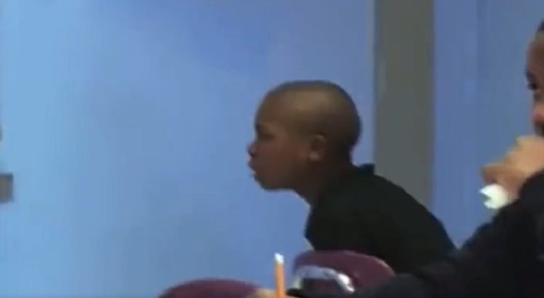 Chicago student curses at his teacher and threatens to beat him up