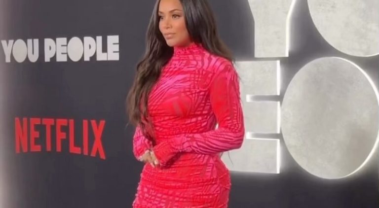 Lauren London shows weight loss on You People red carpet