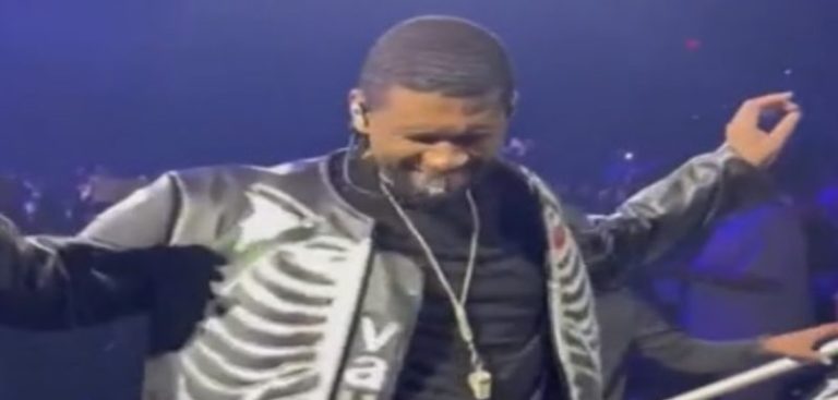 Usher serenades Kim Kardashian at Las Vegas concert