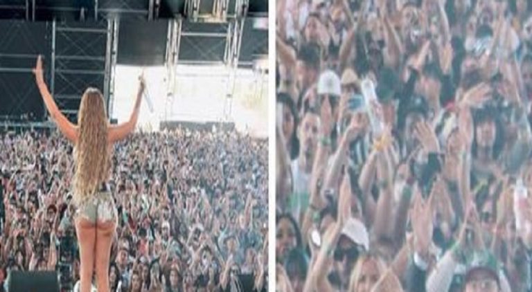 Latto is being accused of photoshopping her Coachella crowd