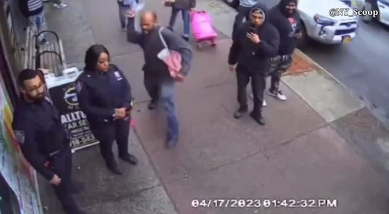 Man hits female NYPD officer in the head with a bottle