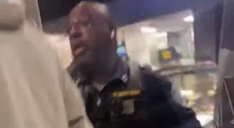 Cop harasses a man at McDonalds and receives a beat down