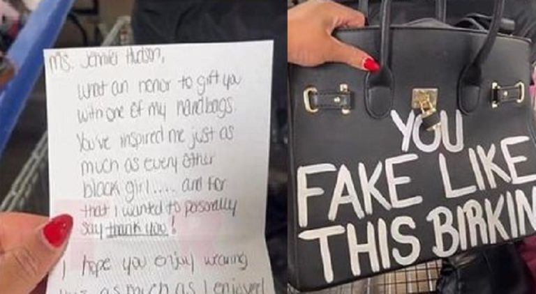 Jennifer Hudson donated bag gifted by Black designer to Goodwill