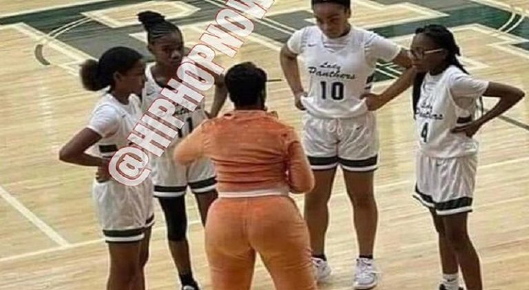 Photo of female basketball coach's backside goes viral