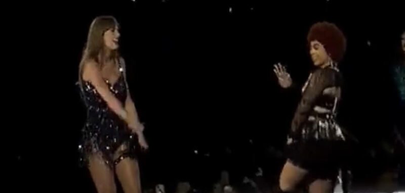 Taylor Swift and Ice Spice perform "Karma" in New Jersey