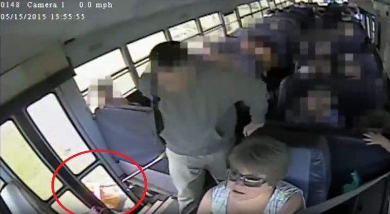 Bus driver accidentally traps girl in doors and drags her