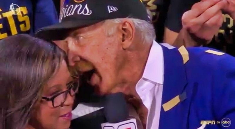 Lisa Salters' championship interview with Nuggets' owner goes viral