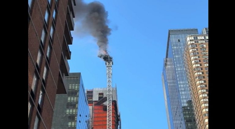 Crane collapses in the middle of New York City