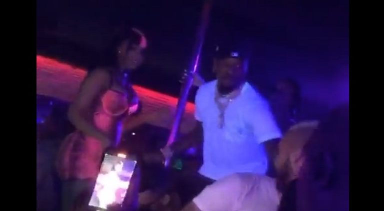 Offset punches man in the club while Cardi B is partying