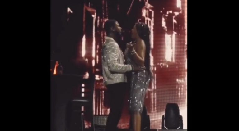 Taraji P Henson dances on Usher while he sings to her