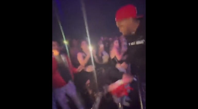 Shordie Shordie punches fan for throwing gang signs during show