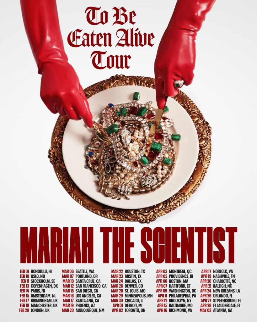 Mariah The Scientist announces To Be Eaten Alive Tour