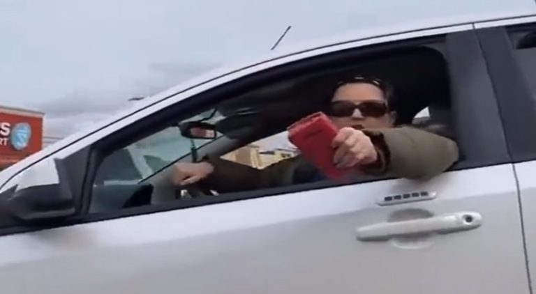 Woman chases people down on highway to call them ugly