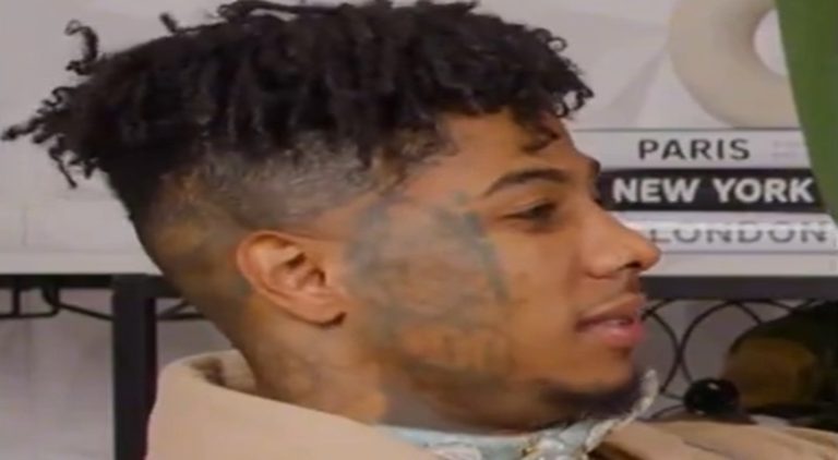 Blueface walks out of Funny Marco interview