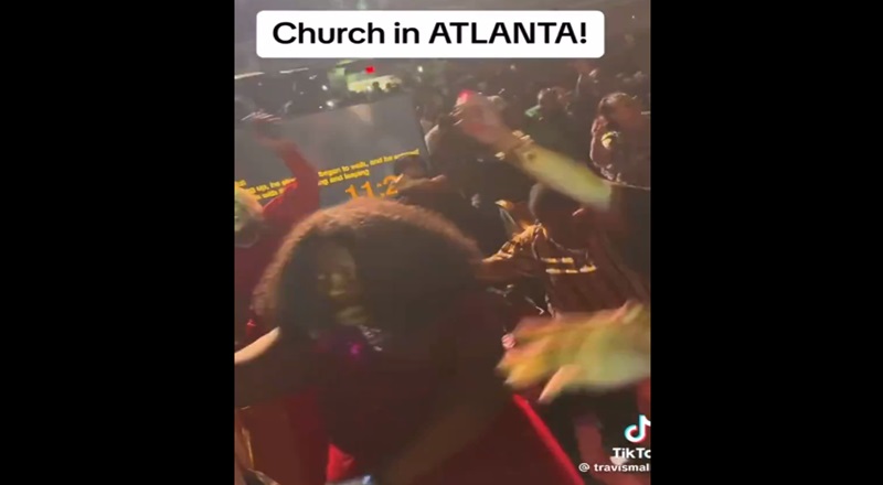 Atlanta church played Swag Surfin to ring in the New Year