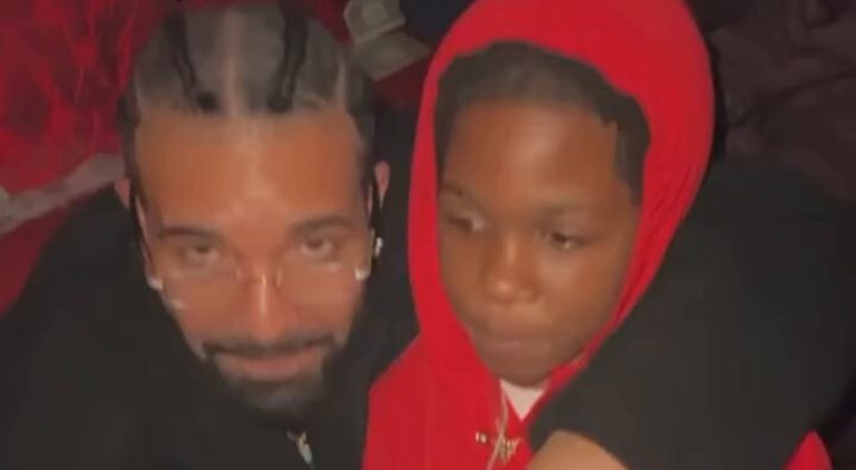 Drake hangs out with 11 year old rapper FnG King