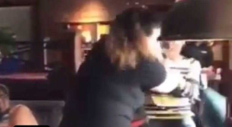 Mother hits waitress in the head for disrespecting disabled son