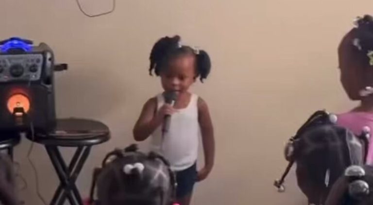 Toddler girls sing Sexyy Red's Bend That Over at party
