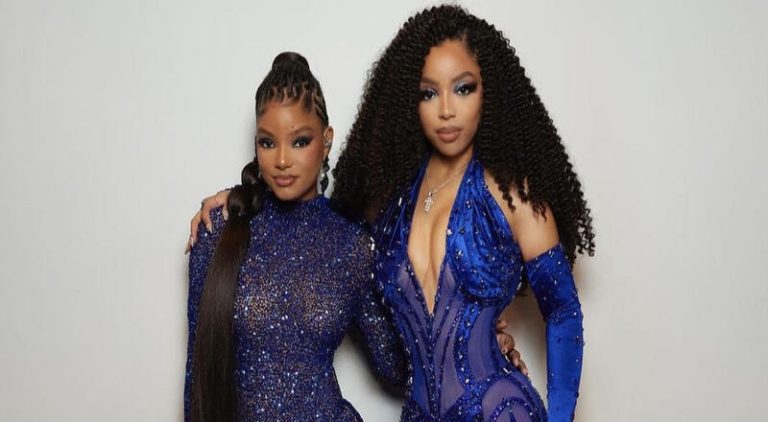 Chlöe reveals that new music with sister Halle Bailey is coming