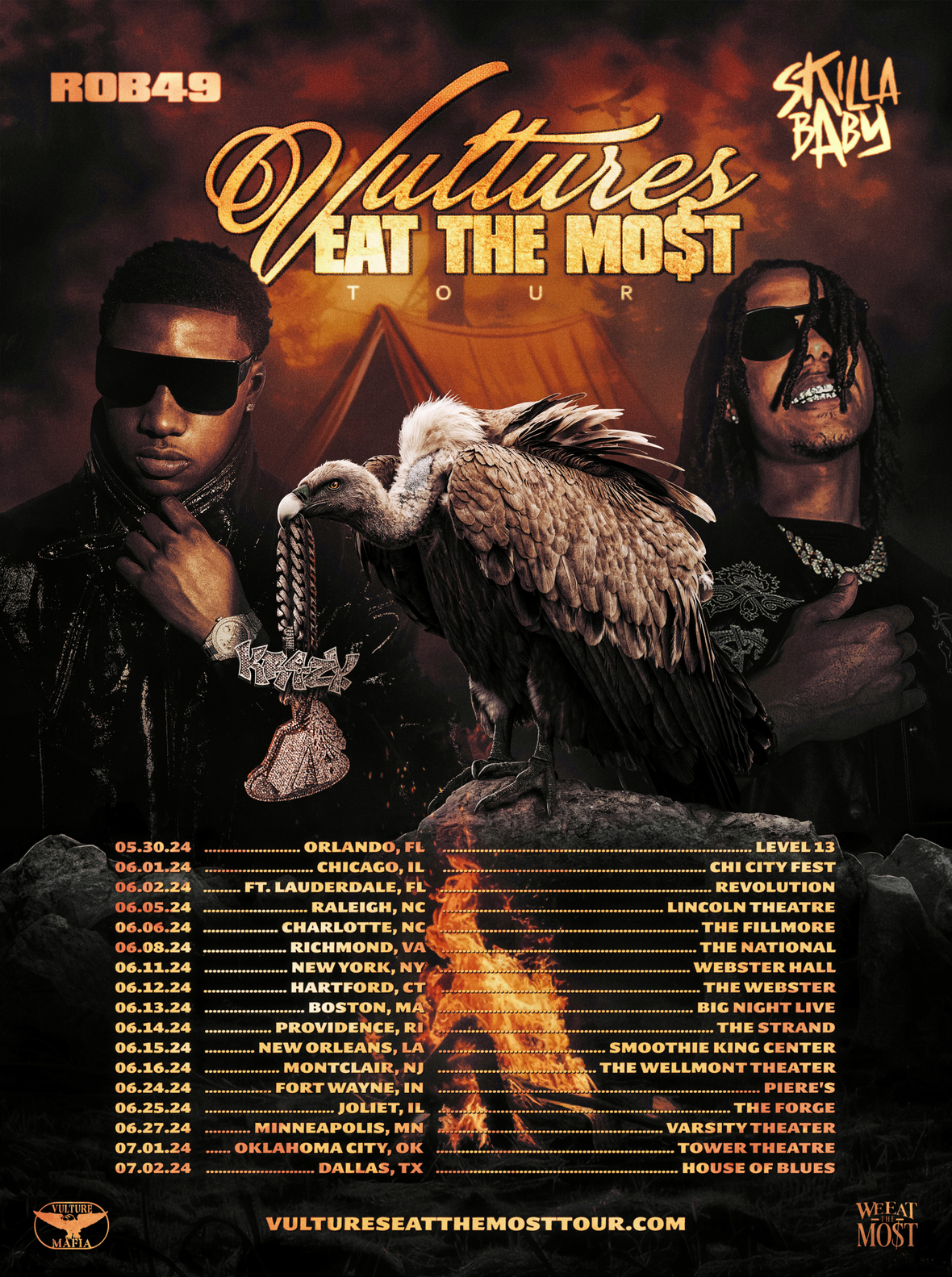Rob49 and Skilla Baby announce Vultures Eat The Most Tour