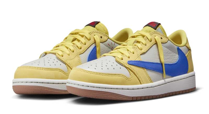 Travis Scott x Air Jordan 1 Low OG "Canary" coming on May 17