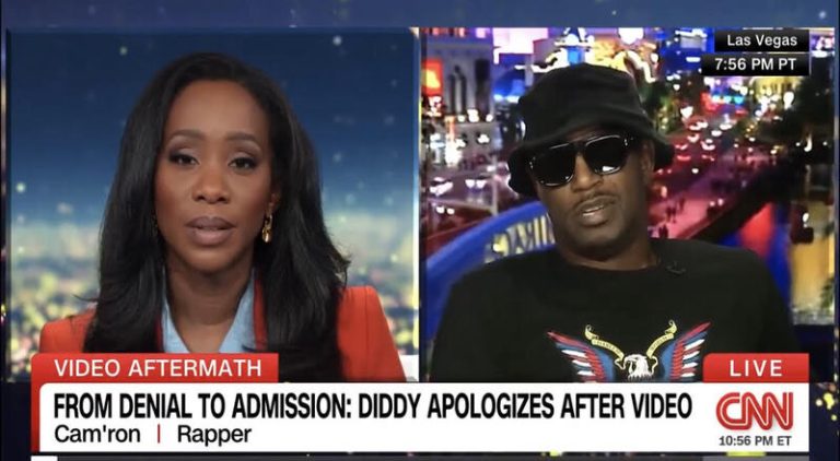 Cam'ron says during CNN interview that he's "getting cheeks" after