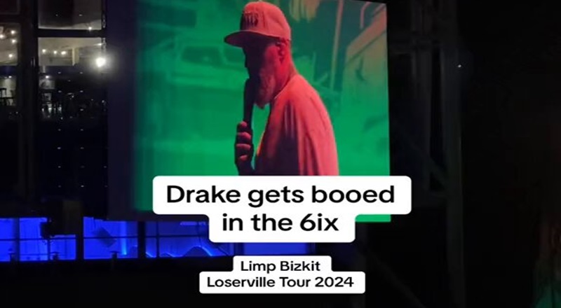 Drake gets booed in Toronto during Limp Bizkit concert, after Fred Durst shouts him out [VIDEO]