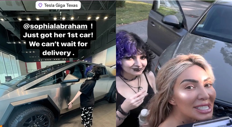 Farrah Abraham gifts 15-year-old daughter Sophia Tesla Cybertruck